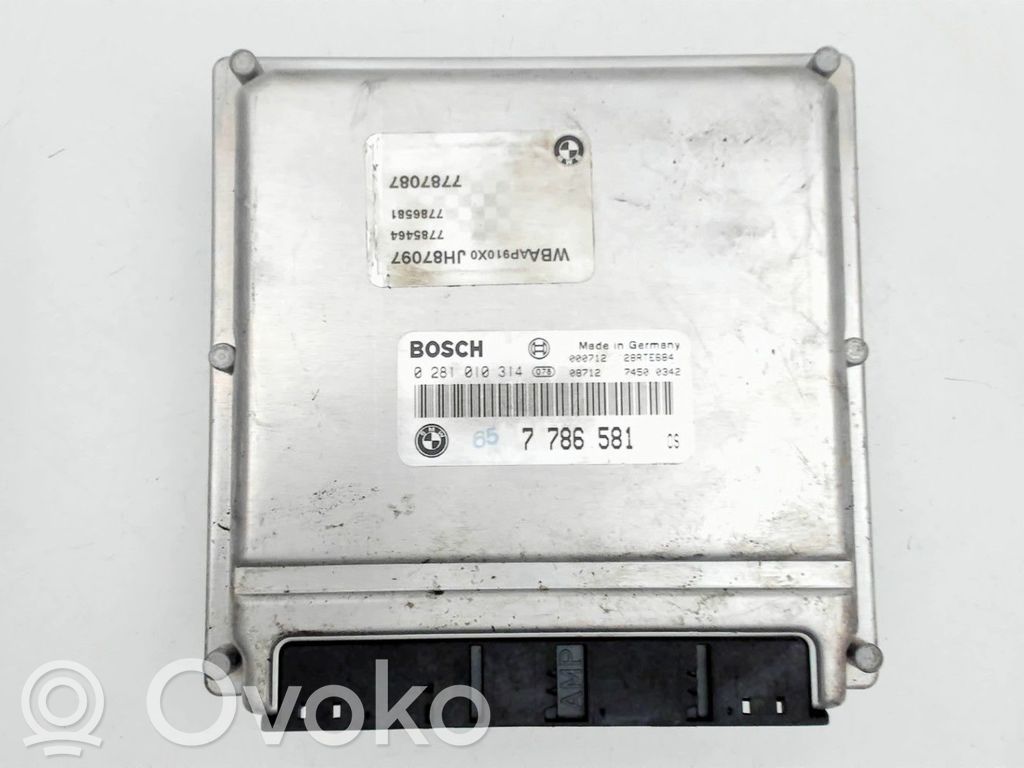 Engine control unit/module   13617790220,7786581
