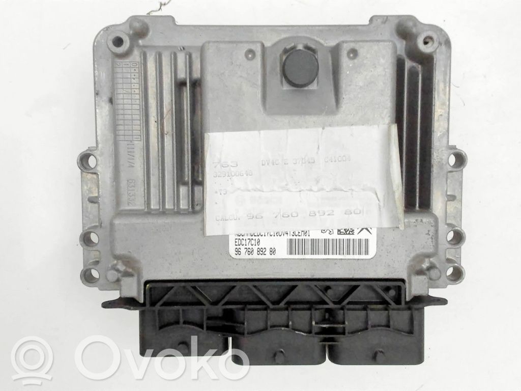 Peugeot 206+ Engine control unit/module 