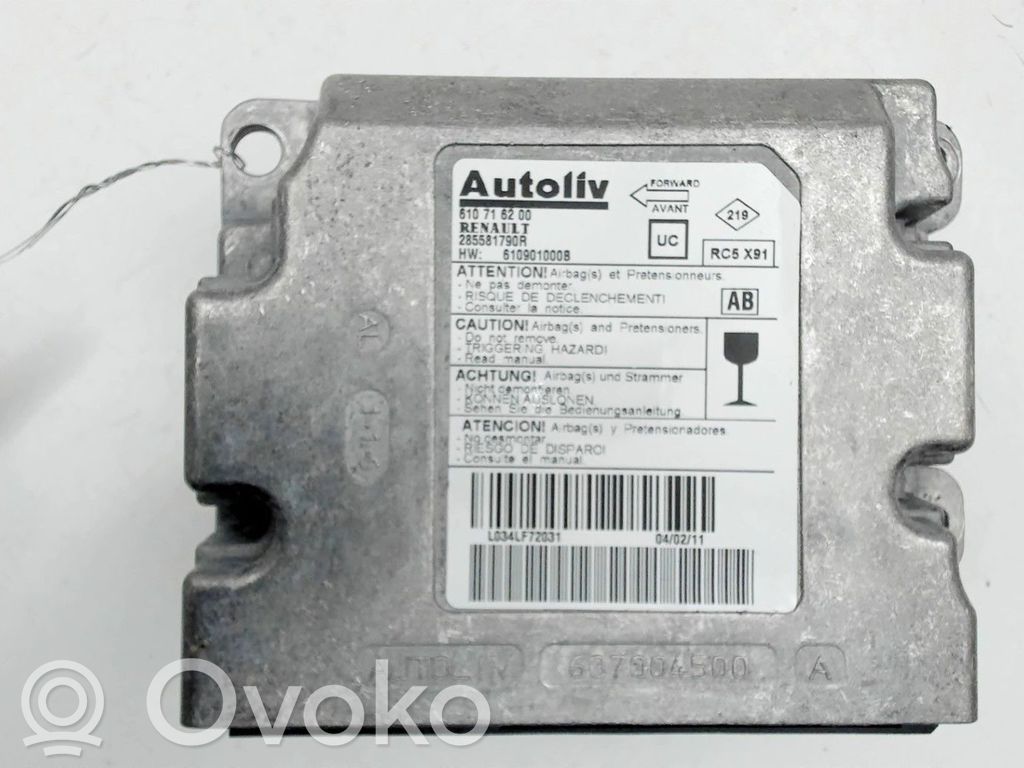 Renault Laguna III Airbag control unit/module 