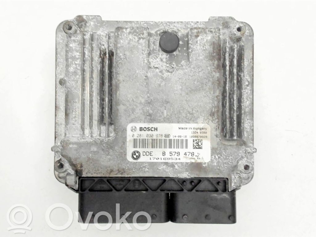 BMW 3 F30 F35 F31 Moottorin ohjainlaite/moduuli