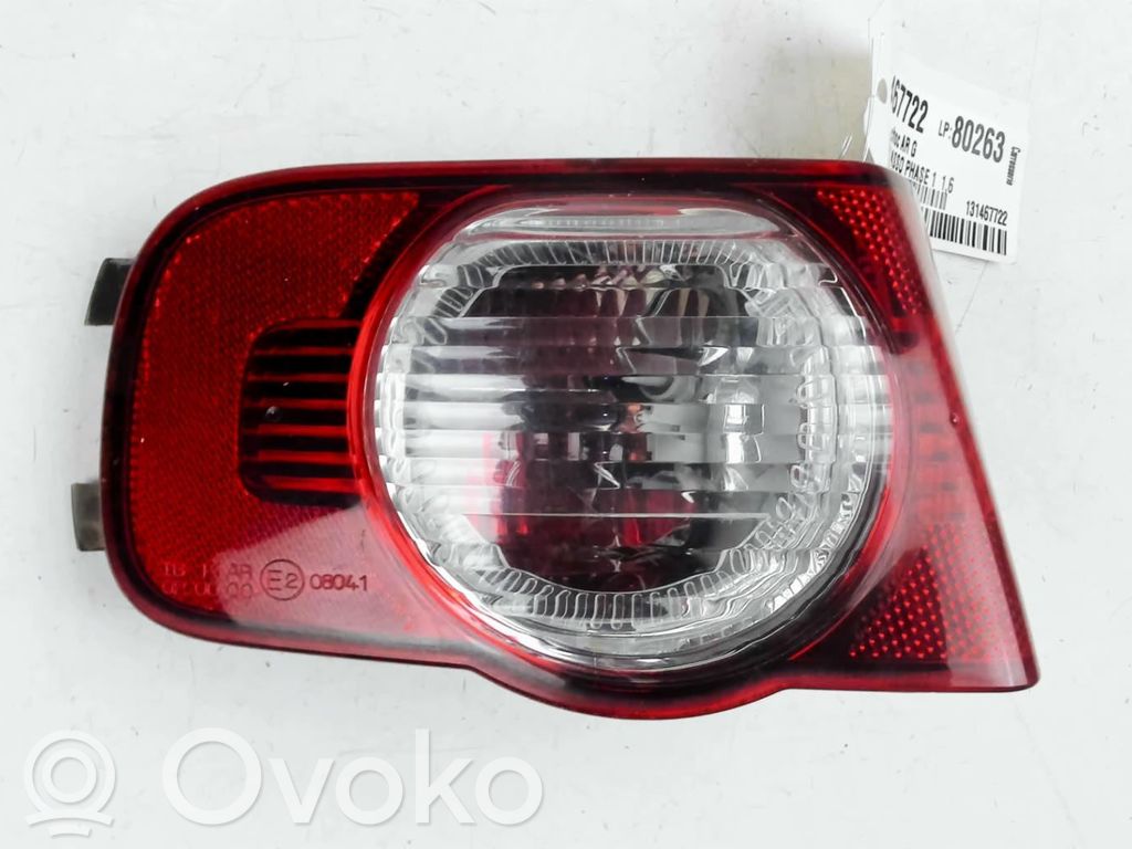 Citroen C3 Picasso Luce del paraurti posteriore