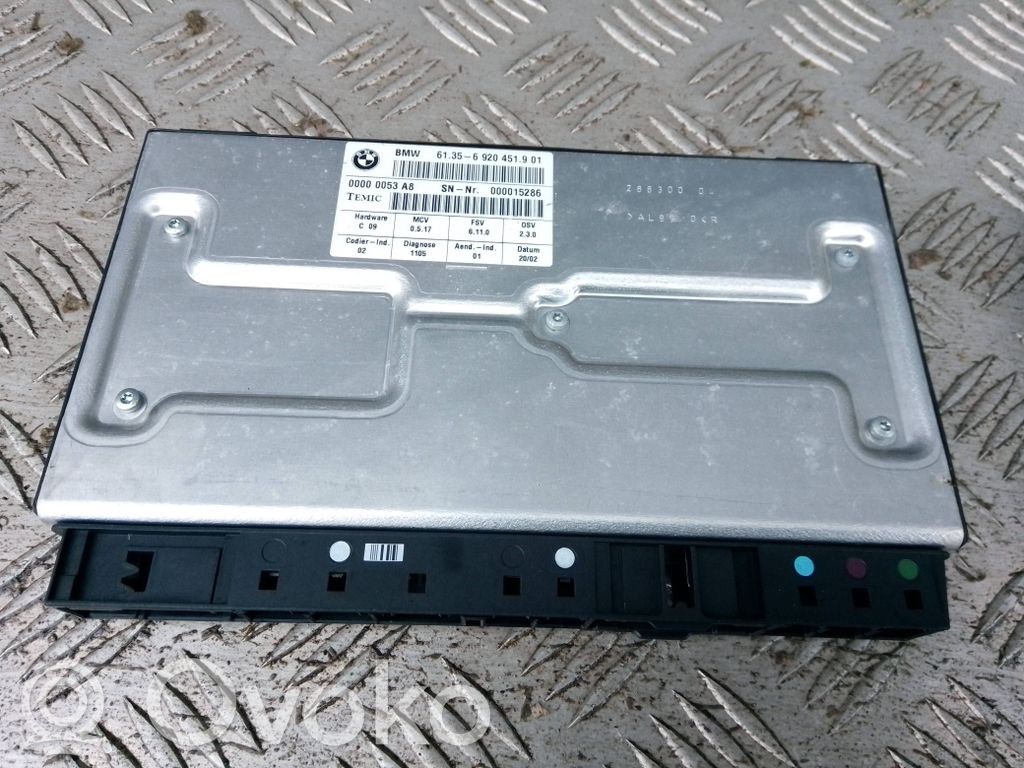 BMW 7 E65 E66 Module confort 