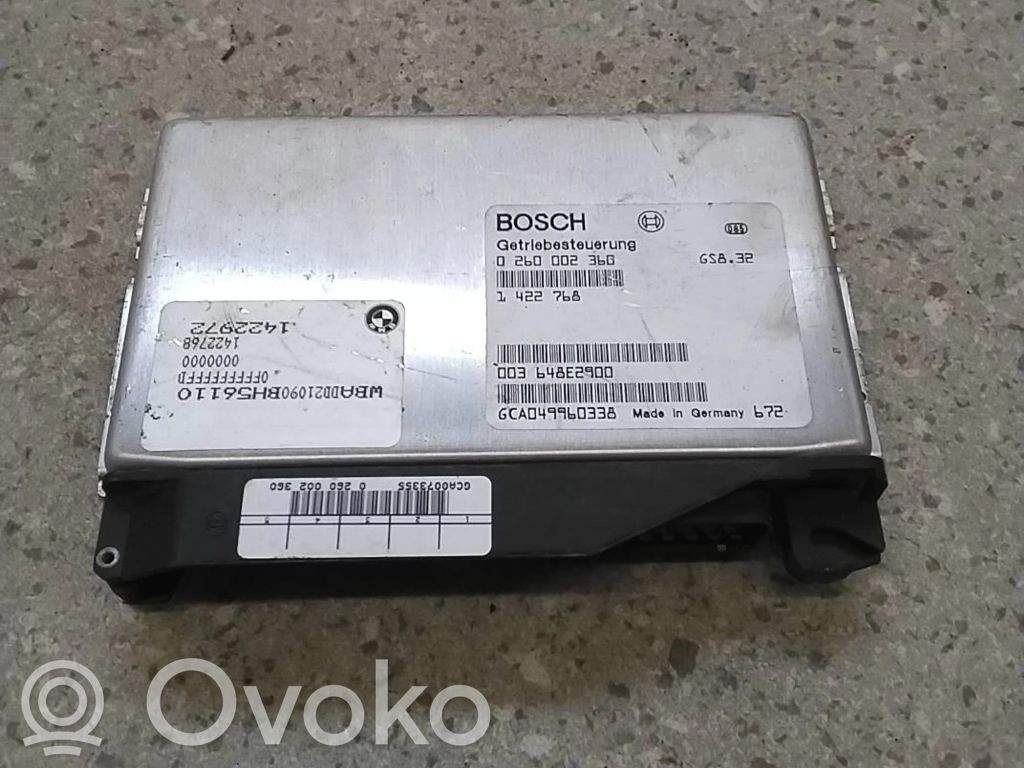 Unidad de control/módulo de la caja de cambios   1422768,648E2900,0260002368