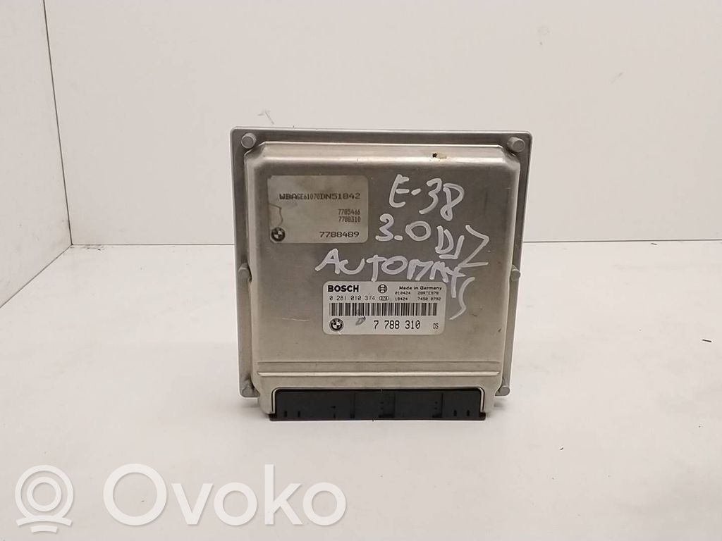 Engine control unit/module   7788310,28RTE978,0281010314
