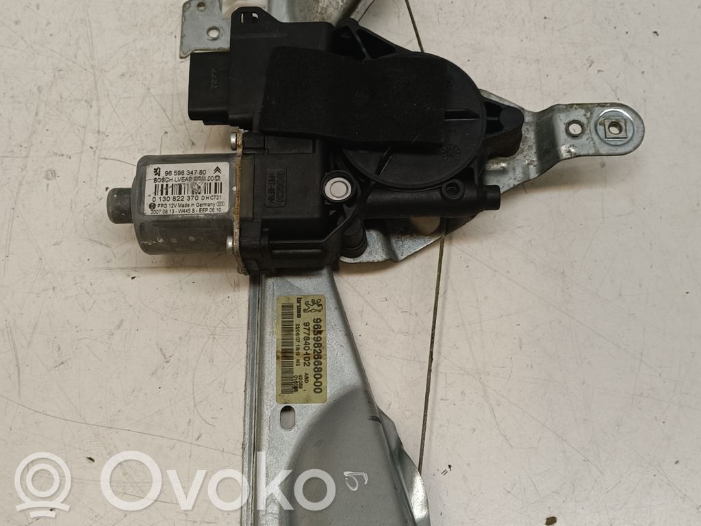 Peugeot 308 Elektryczny podnośnik szyby drzwi tylnych 