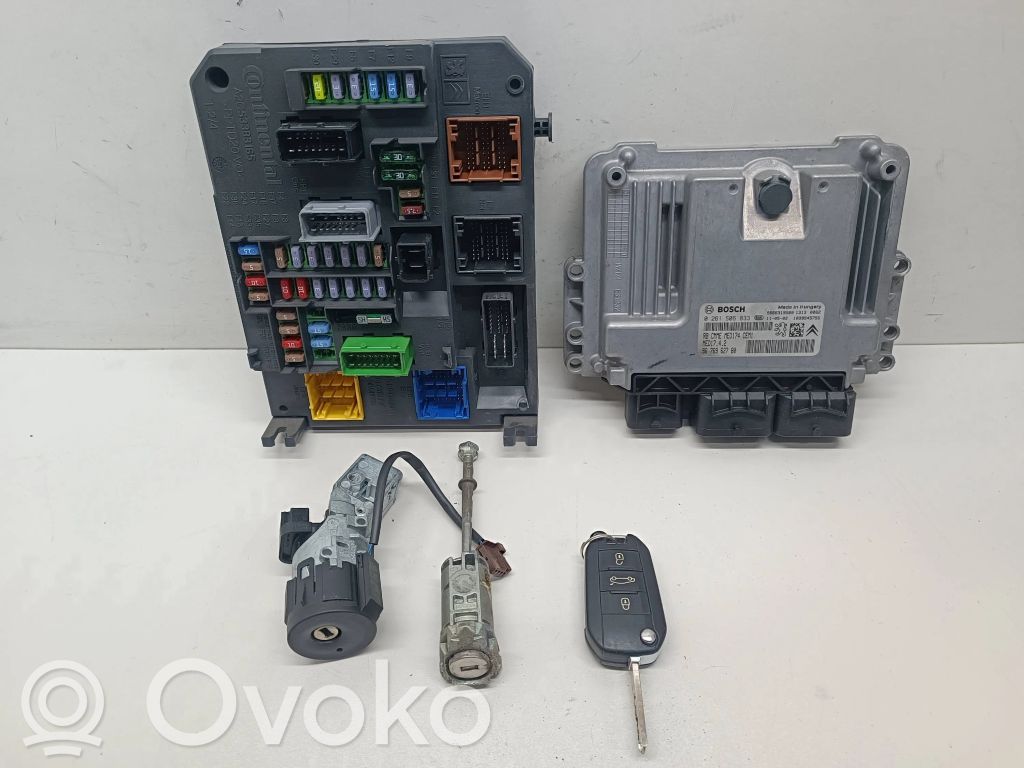 Peugeot 508 Engine ECU kit and lock set 