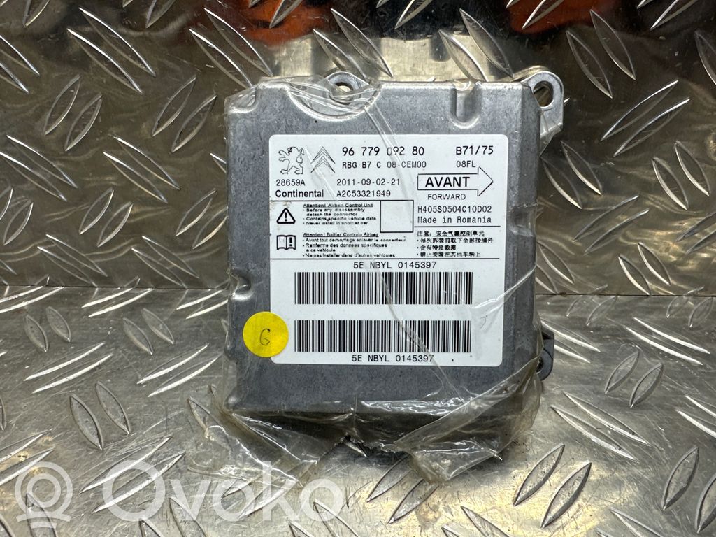 Peugeot 308 Airbag control unit/module 