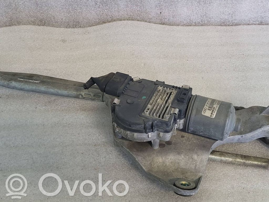 Audi A8 S8 D3 4E Wischergestänge Wischermotor vorne 