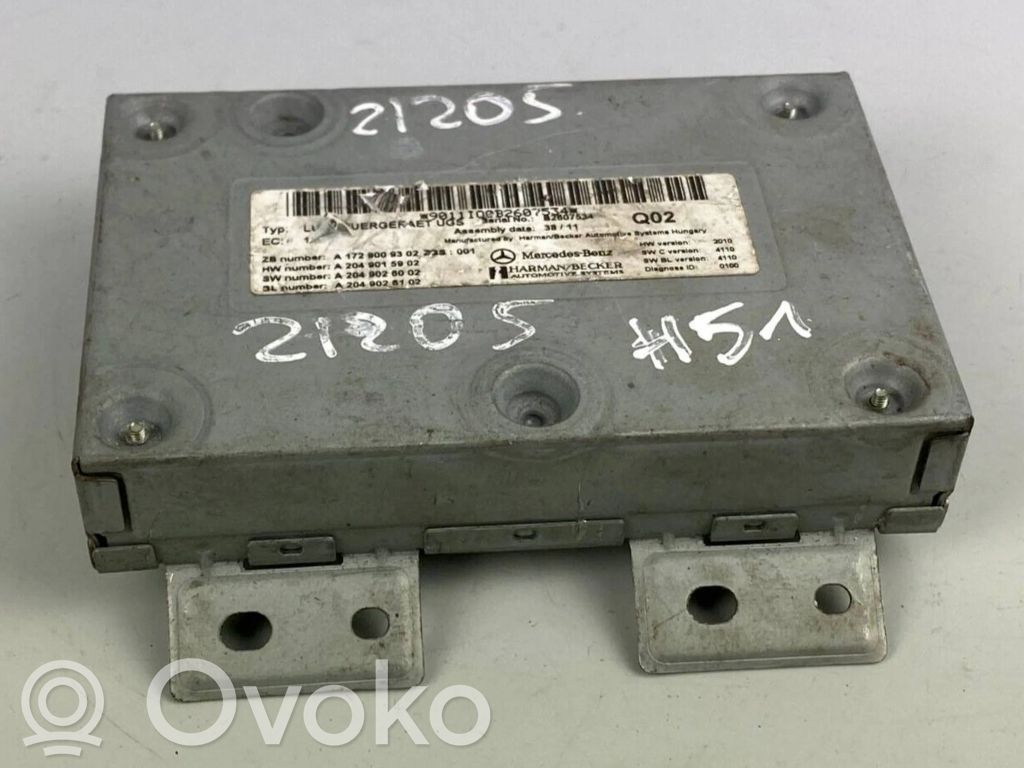 Mercedes-Benz E C207 W207 Other control units/modules 