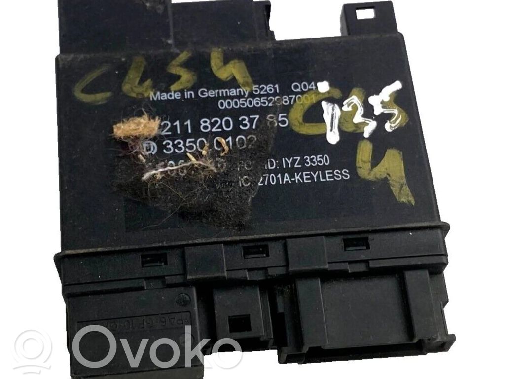 Mercedes-Benz CLS C219 Keyless (KESSY) go control unit/module 