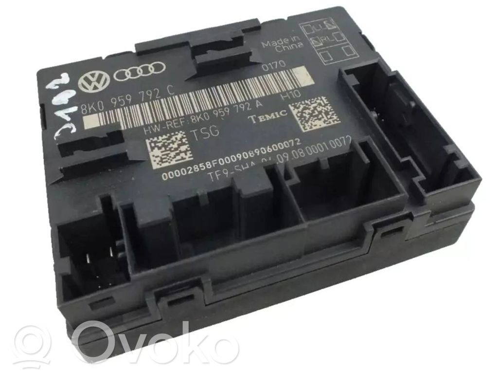 Audi A4 S4 B8 8K Door control unit/module 