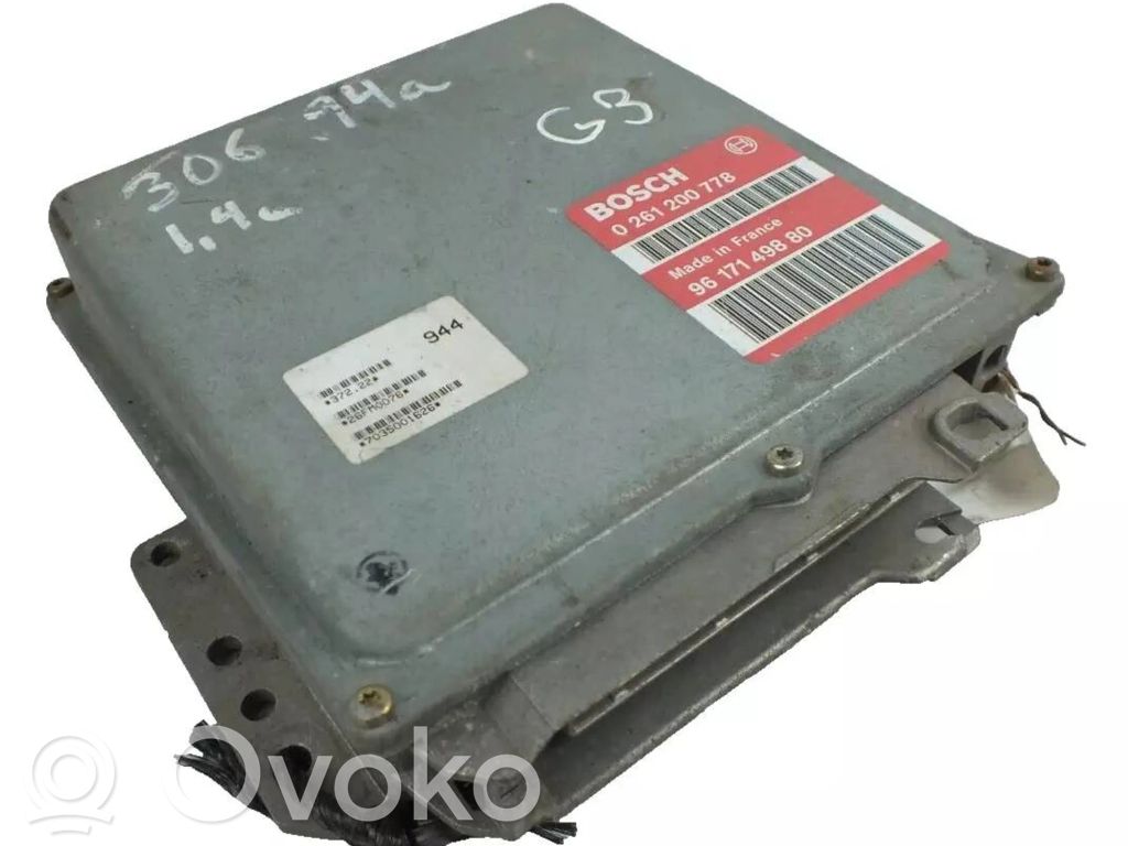 Peugeot 306 Engine control unit/module 