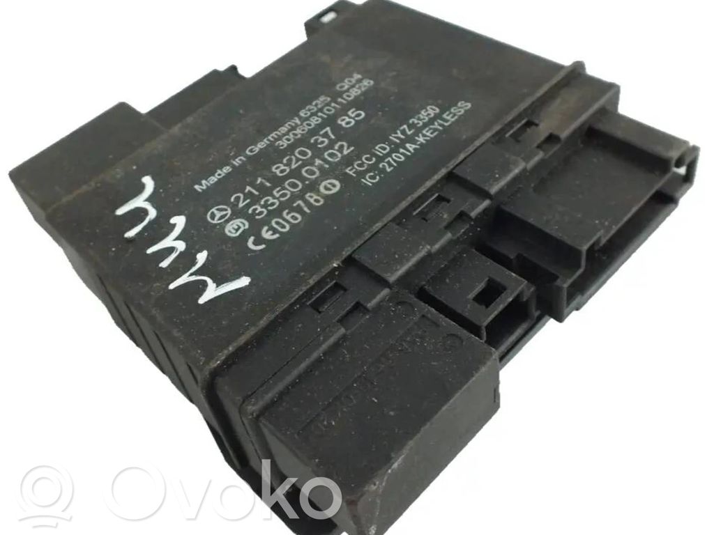 Mercedes-Benz CLS C219 Keyless (KESSY) go control unit/module 