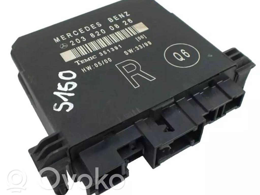 Mercedes-Benz C W203 Door control unit/module 