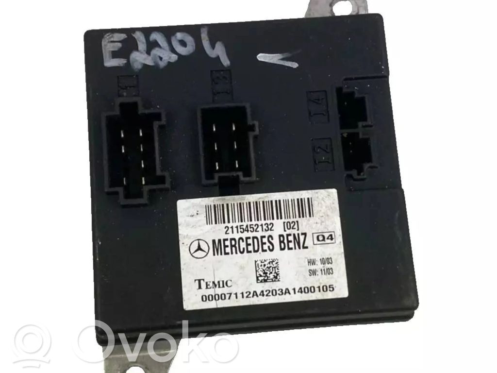 Mercedes-Benz E W211 Module confort 