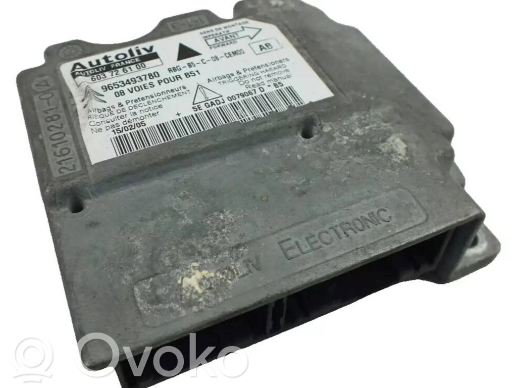 Citroen C4 I Airbag control unit/module 