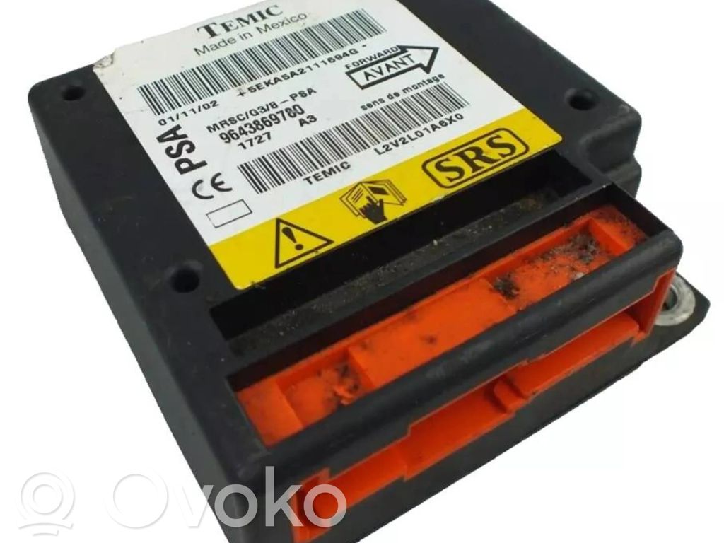 Peugeot 607 Airbag control unit/module 