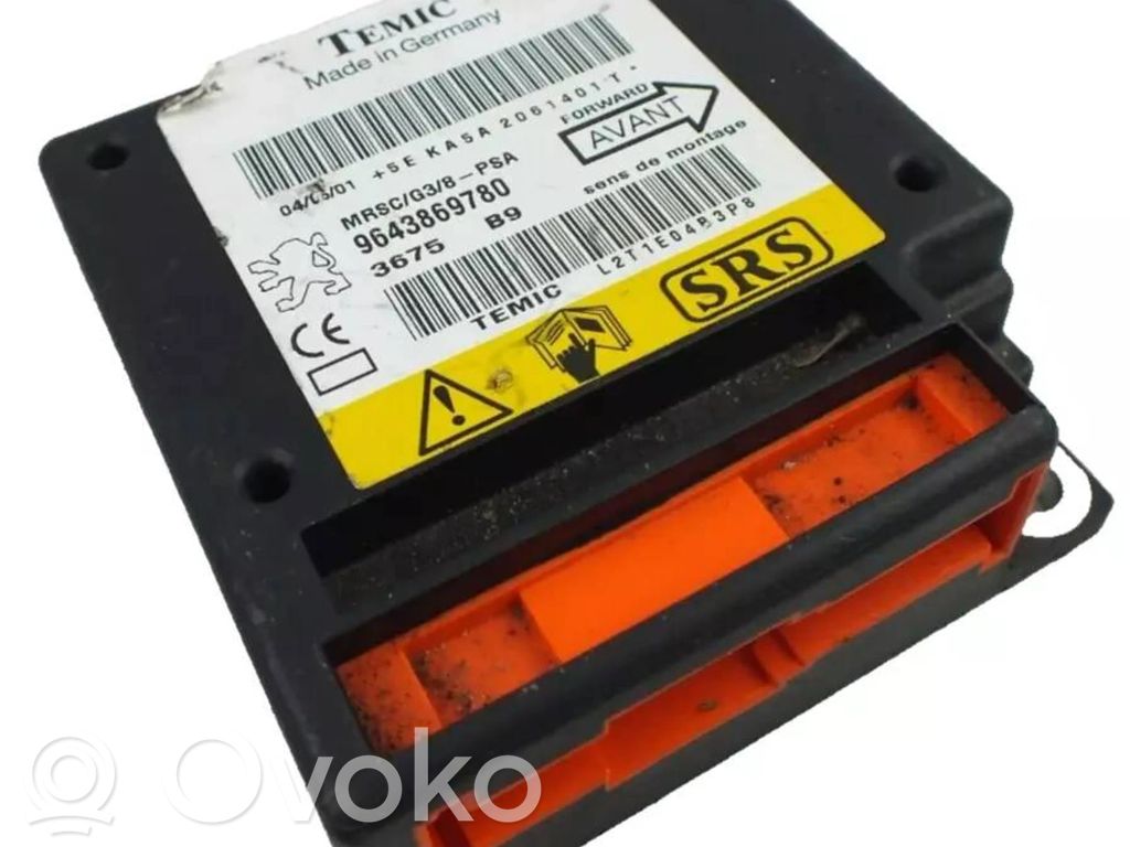 Peugeot 607 Airbag control unit/module 