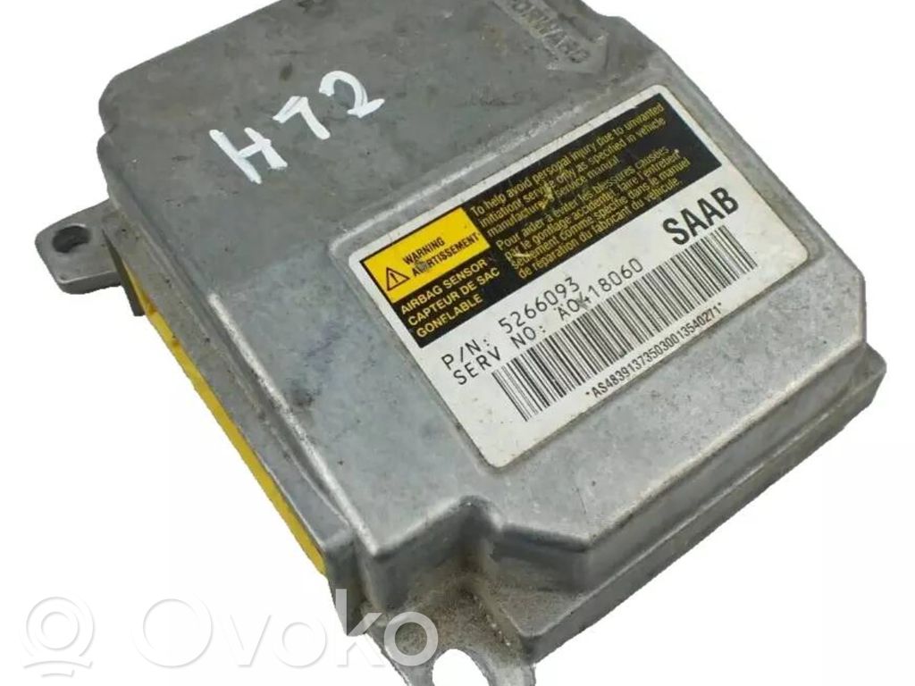 Saab 9-5 Airbag control unit/module 