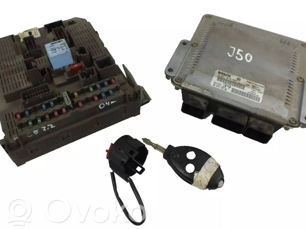 Komputer / Sterownik ECU i komplet kluczy   9647474580,0281010885,9649301780,9648445180