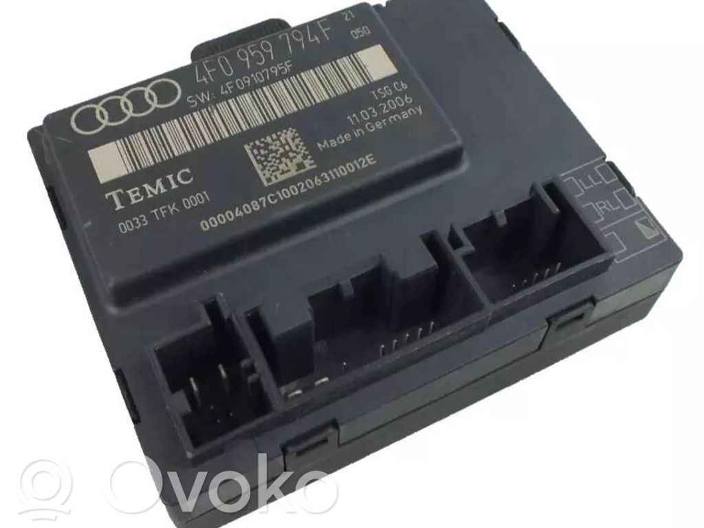 Audi A6 S6 C6 4F Door control unit/module 