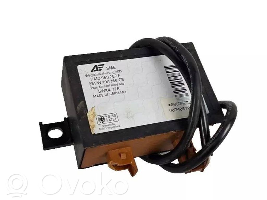 Volkswagen Sharan Immobilizer control unit/module 