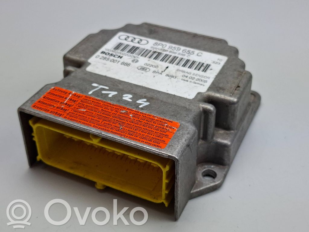 Audi A3 S3 A3 Sportback 8P Airbag control unit/module 