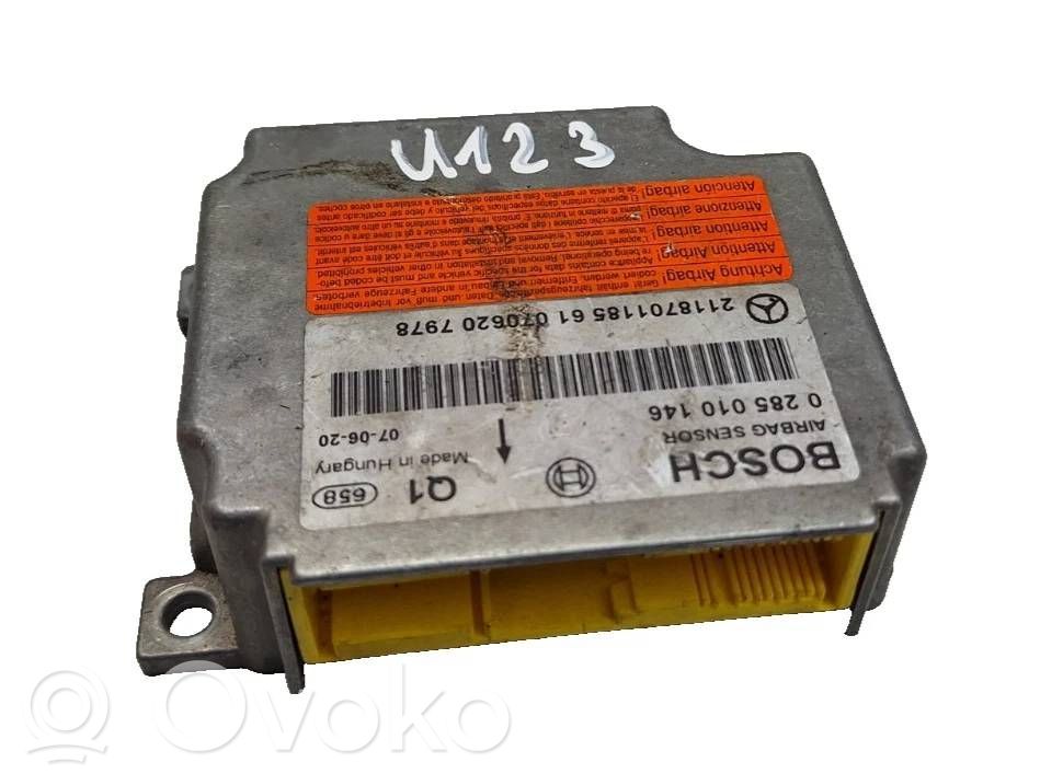 Mercedes-Benz E W211 Airbag control unit/module 