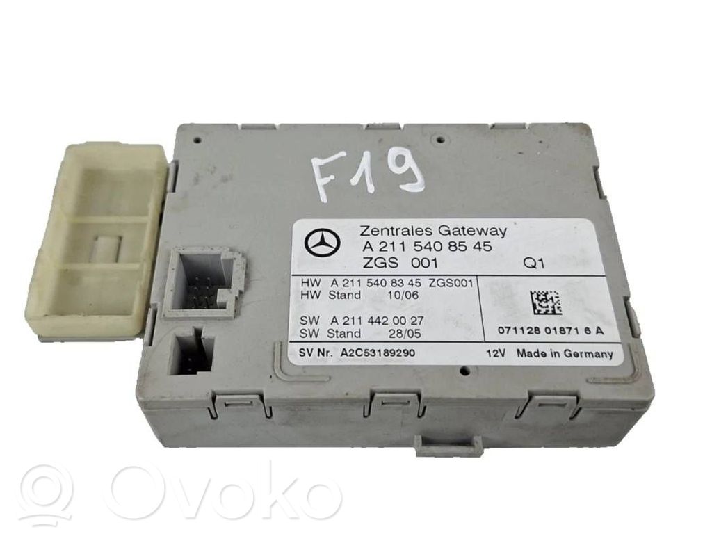 Mercedes-Benz C W203 Gateway control module 