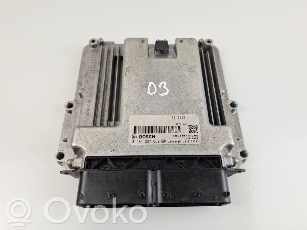 Komputer / Sterownik ECU silnika   46349697,0281037069