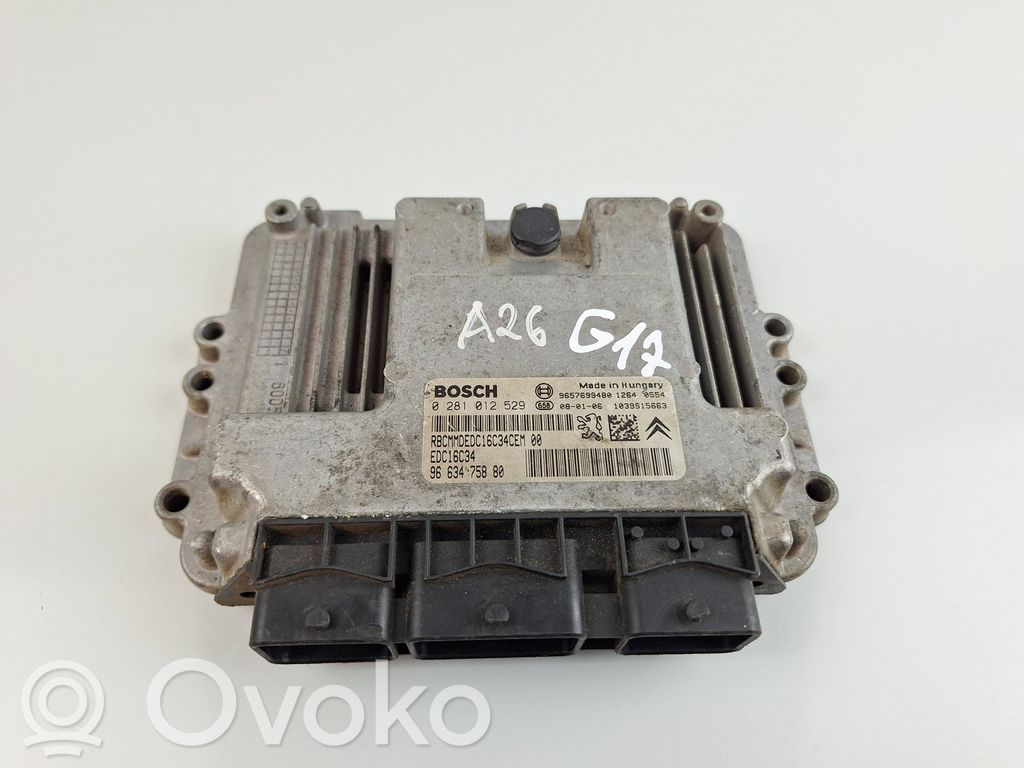 Citroen C3 Engine control unit/module 