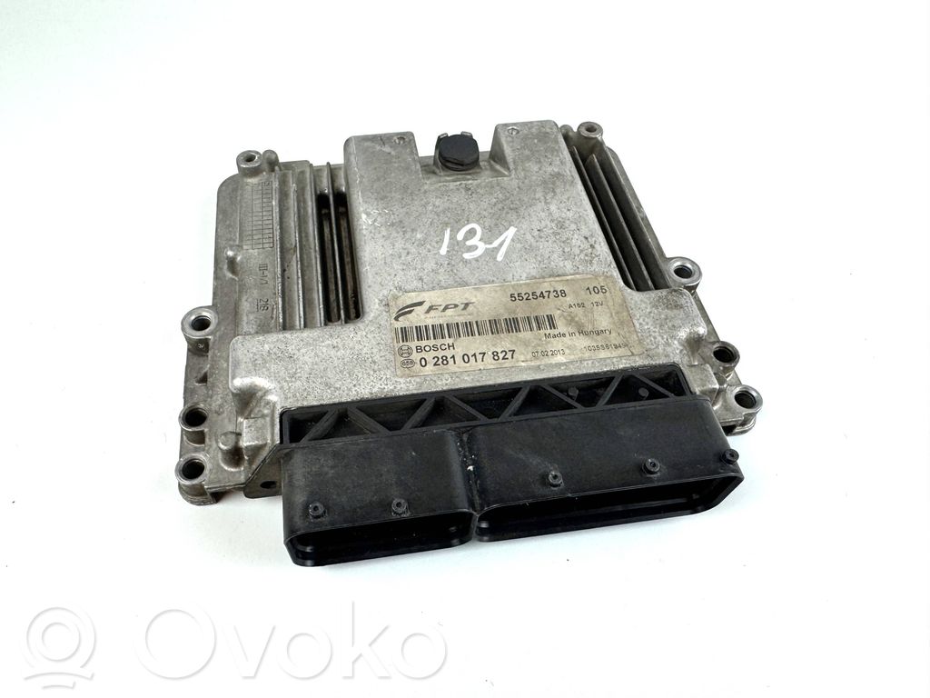 Engine control unit/module   0281017827,55254738