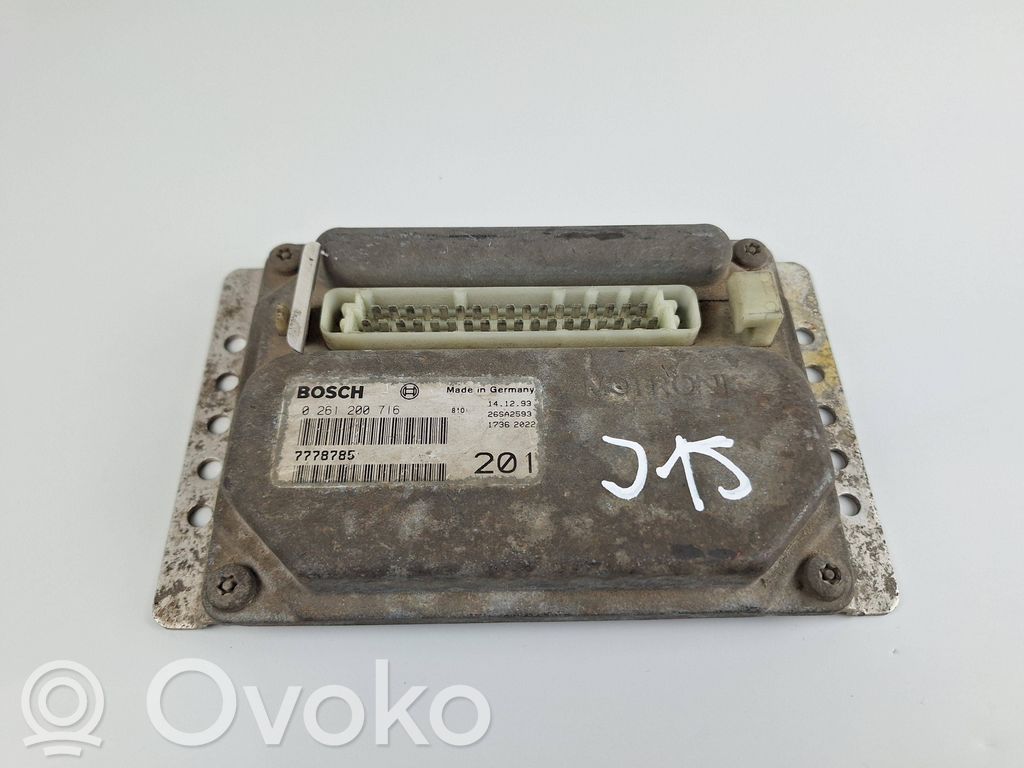 Lancia Y10 Calculateur moteur ECU 