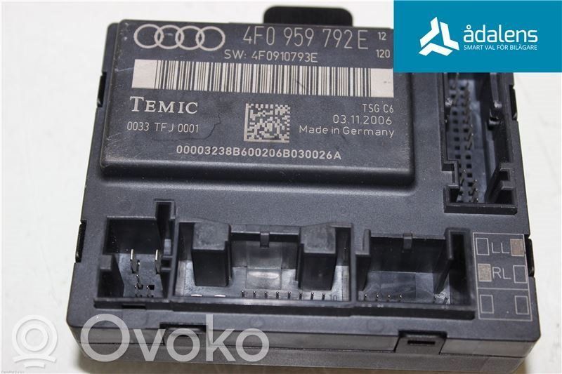 Unité de commande module de porte   4F0959792E,4F0910793E