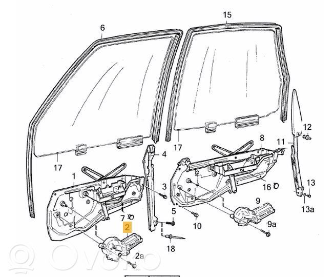 Volvo S70  V70  V70 XC Silnik regulatora szyby drzwi przednich 