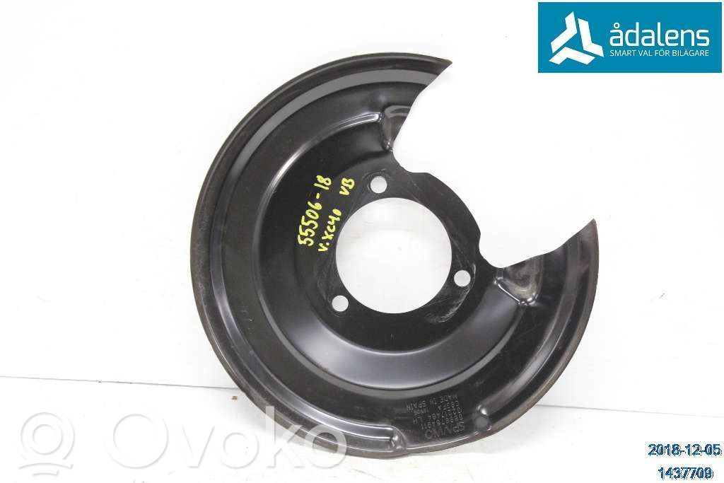 Volvo XC40 Guardapolvo del disco de freno trasero 