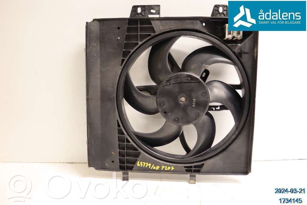 Peugeot 207 Elektrisks radiatoru ventilators 