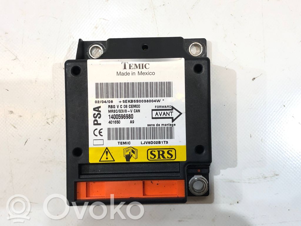 Peugeot 807 Airbag control unit/module 