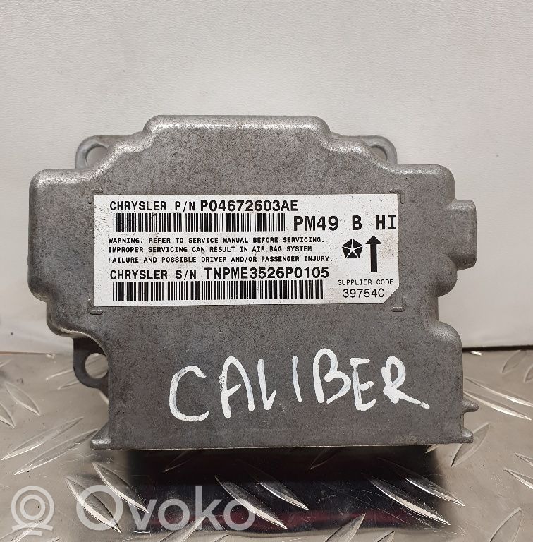 Dodge Caliber Airbag control unit/module 