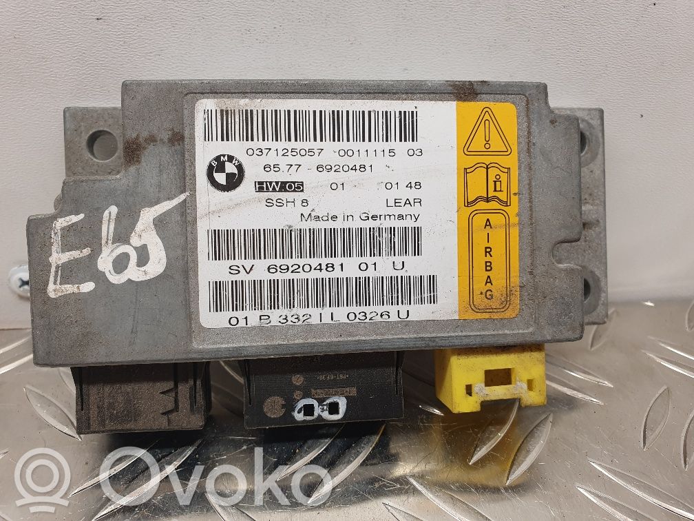 BMW 7 E65 E66 Airbag control unit/module 