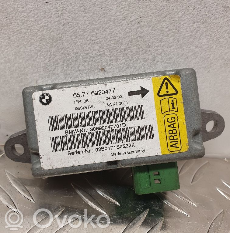 Airbag control unit/module   6920477,6920477,65776920477