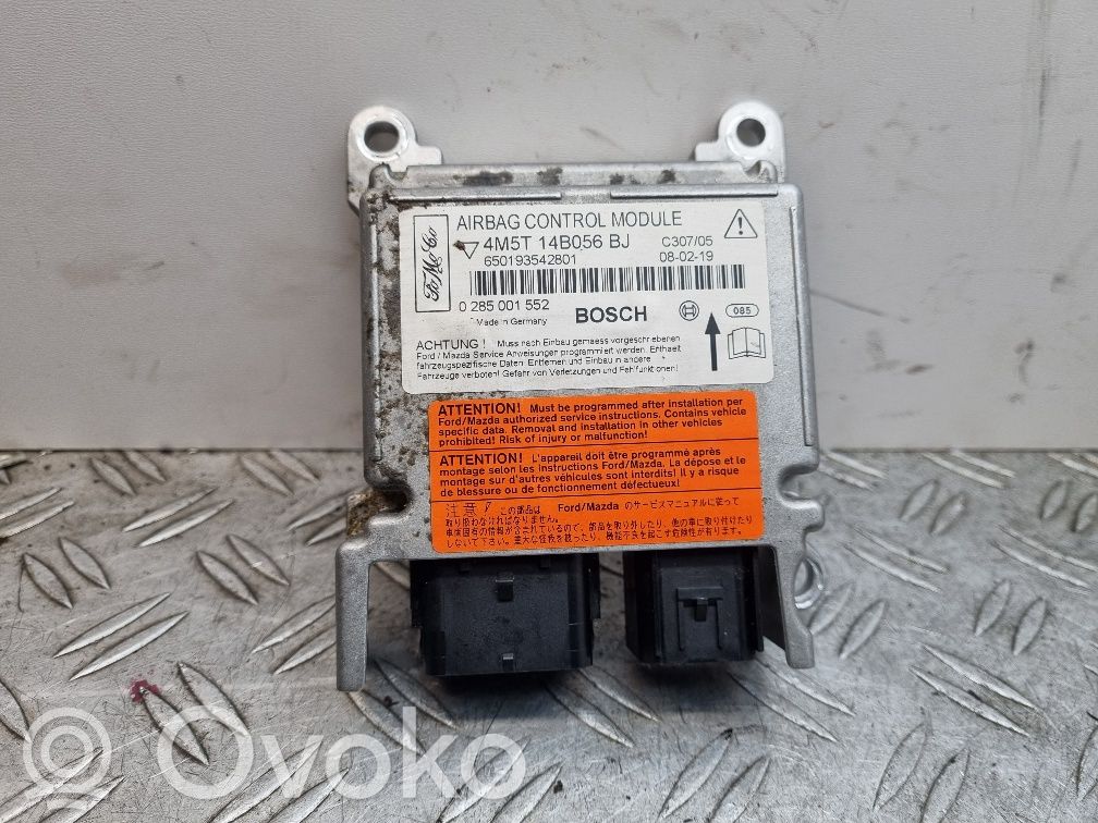 Airbag control unit/module   4M5T14B056BJ,0285001552