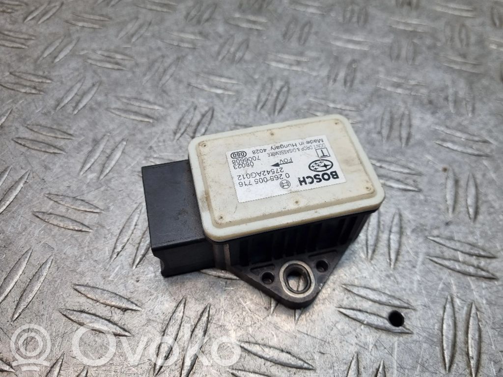 ESP acceleration yaw rate sensor   0265005716,27542AG012
