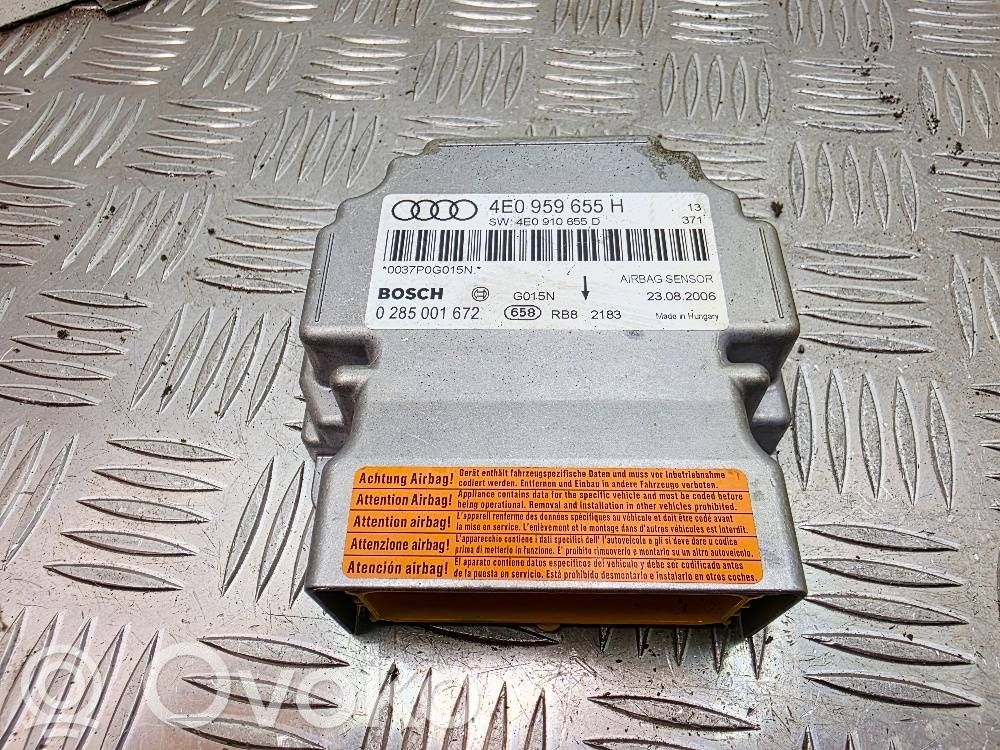 Audi A8 S8 D3 4E Airbag control unit/module 