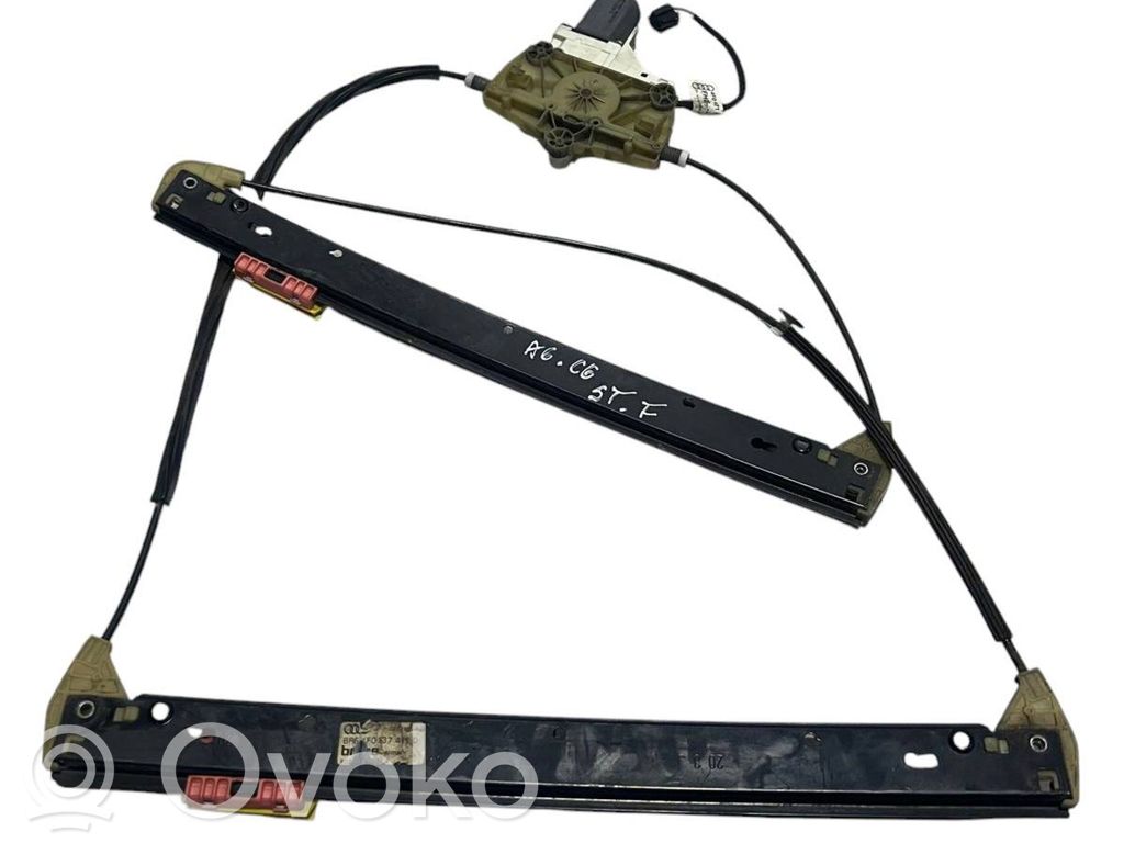 Audi A6 S6 C6 4F Priekinio el. lango pakėlimo mechanizmo komplektas 