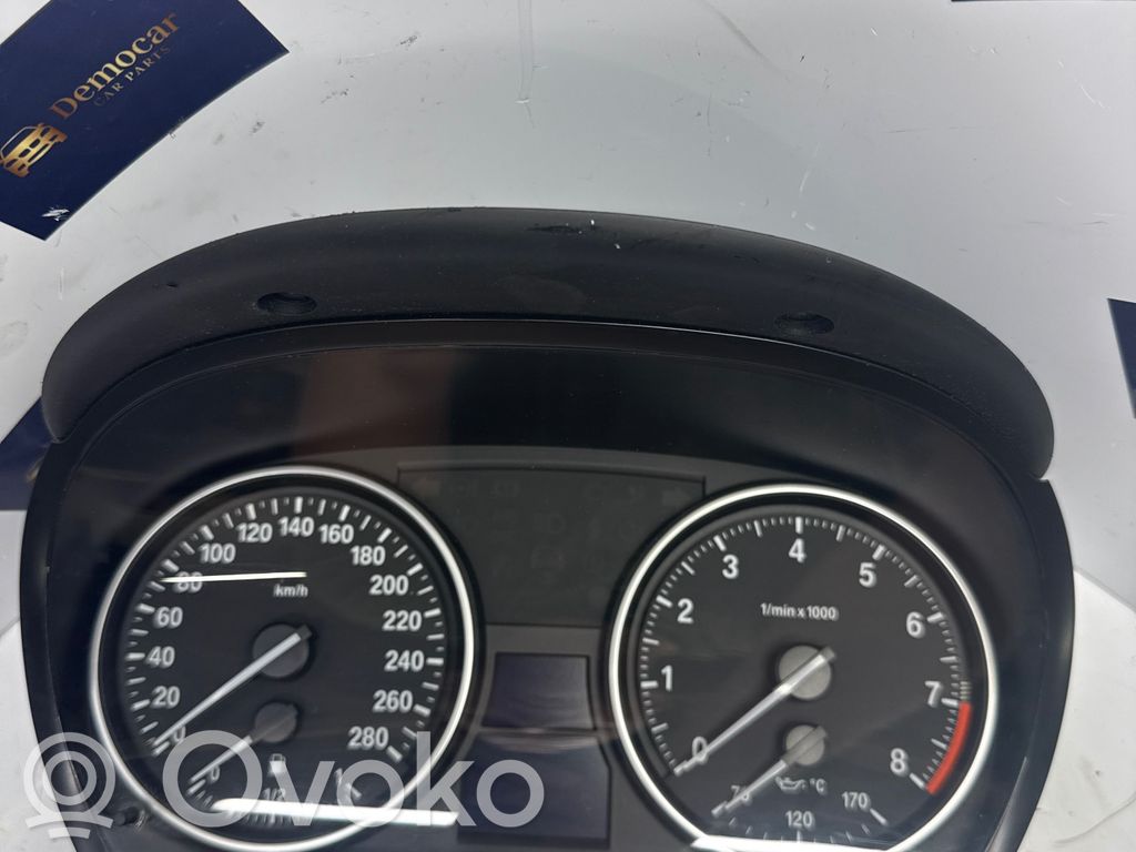 BMW 3 E90 E91 Speedometer (instrument cluster) 