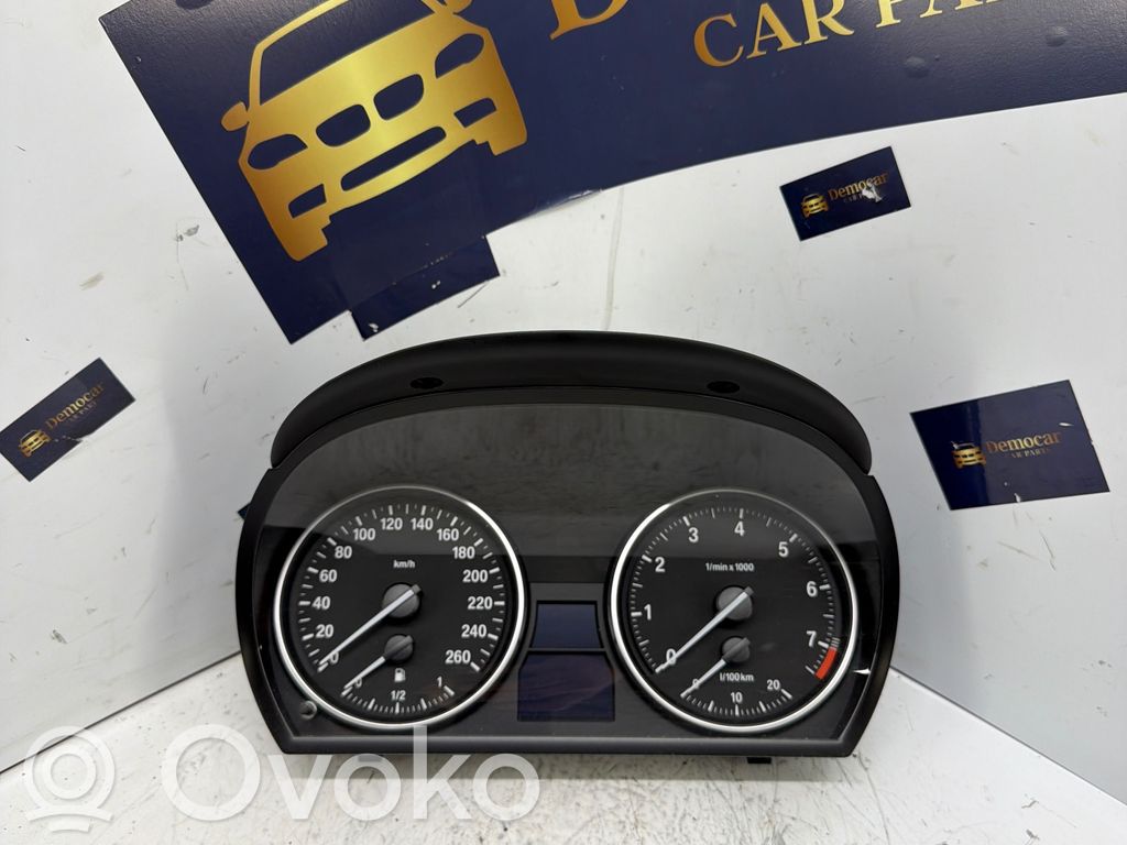 BMW 3 E90 E91 Speedometer (instrument cluster) 