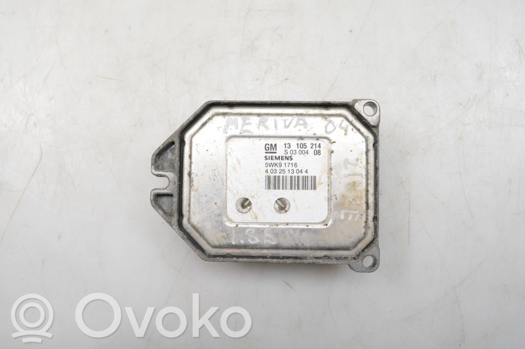 Opel Meriva A Engine control unit/module 