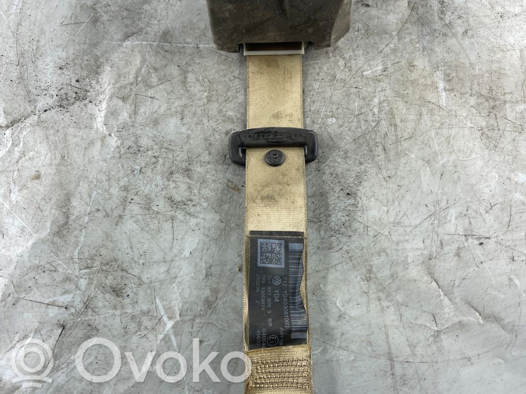 Volkswagen PASSAT B6 Cinturón trasero 
