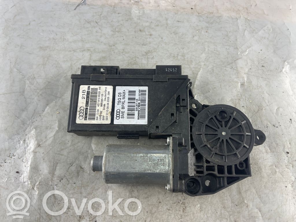 Audi A8 S8 D3 4E Front door window regulator motor 